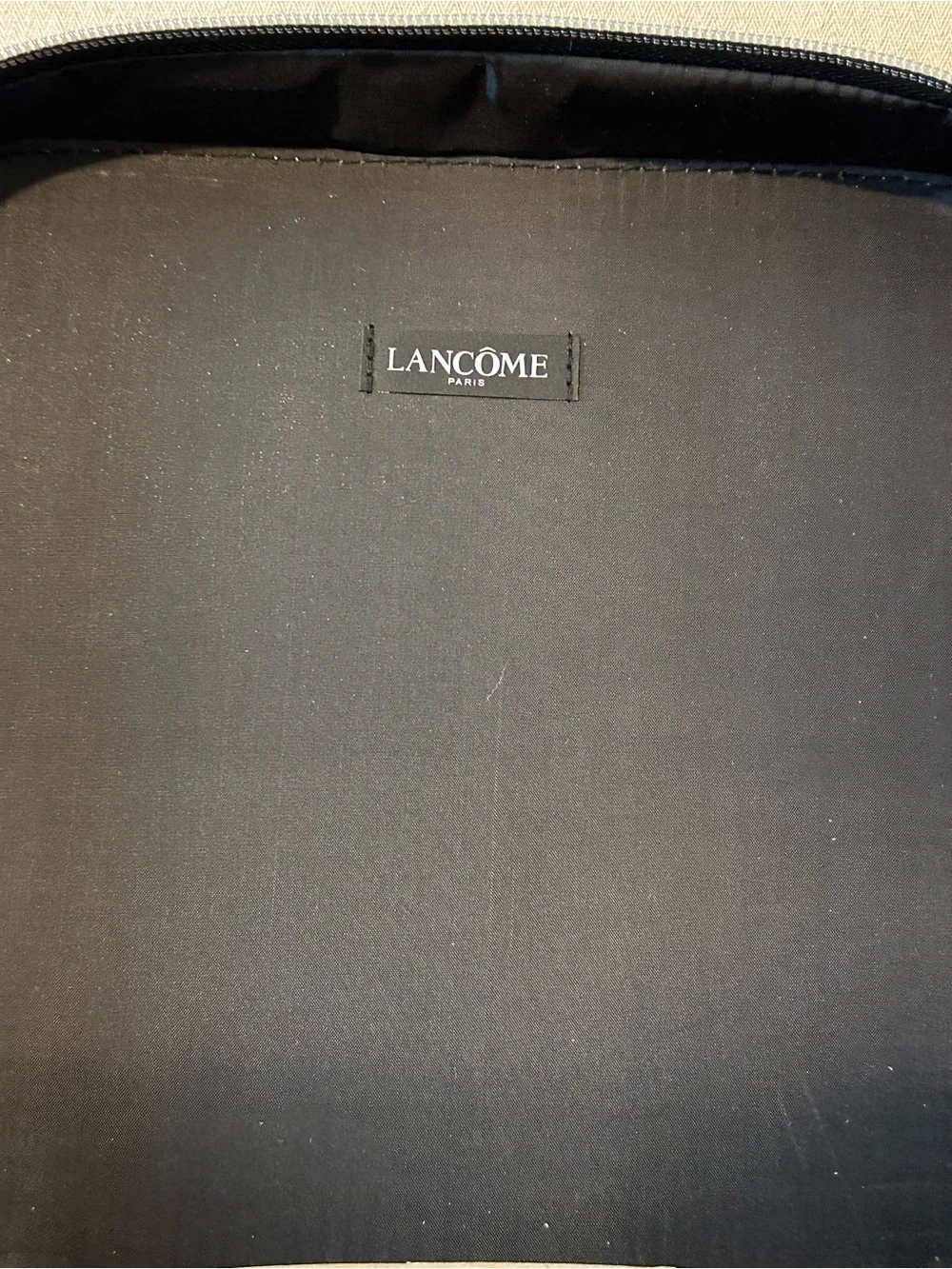 Lancome White Travel Cosmetic Bag with an extra 3 Pouch Inside